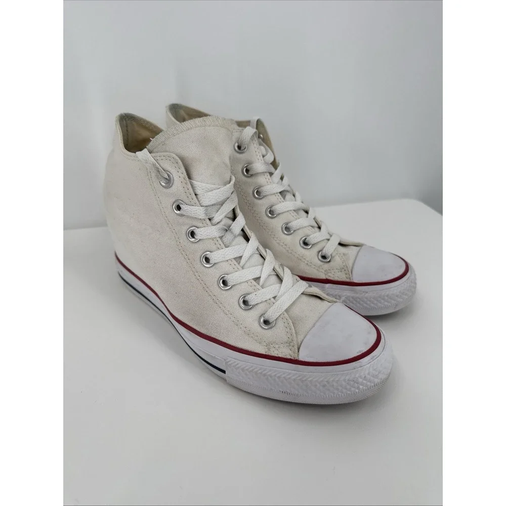Converse Chuck Taylor All*Star Lux Hidden Heel Wedge Women's‎ Size 8 Rare - Picture 13 of 13